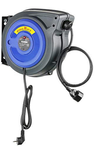 Pro-Lift-Montagetechnik 230V Kabeltrommel, 15m Automatik-Kabelhaspel mit Wandhalter, CR15V230J, 02197 von Pro-Lift-Montagetechnik