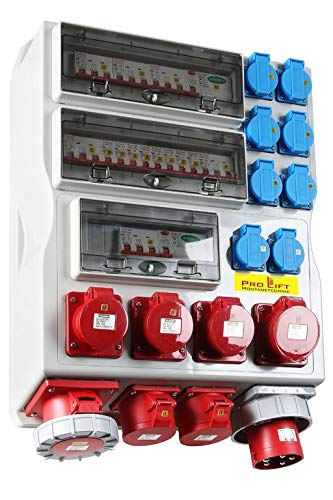 Pro-Lift-Montagetechnik Baustromverteiler 63A Stromverteiler Wandverteiler 1x63A 3x32A 3x16A 8x230V Pro-Lift-Montagetechnik Baustromverteiler 63A Stromverteiler Wandverteiler 1x63A 3x32A 3x16A 8x230V von Pro-Lift-Montagetechnik