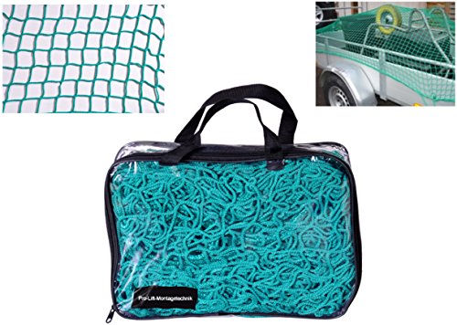 Pro-Lift-Werkzeuge Anhängernetz Abdecknetz Gepäcknetz 3m x 7m grün von Pro-Lift-Werkzeuge