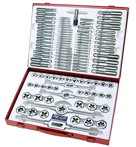 Pro-Lift-Werkzeuge Gewindeschneider Satz 110tlg. zöllig + metrisch Bohrer Wolframlegierung Set Werkzeug Schneider Zoll und metrisch 110-teilig Gewindebohrer Pro-Lift-Werkzeuge Gewindeschneider Satz 110tlg. zöllig + metrisch Bohrer Wolframlegierung Set Werkzeug Schneider Zoll und metrisch 110-teilig Gewindebohrer von Pro-Lift-Werkzeuge