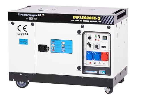 Pro-Lift-Werkzeuge Silent Diesel Stromaggregat 230V 400V 13kW Stromerzeuger 13000W Notstromaggregat - 2871 von Pro-Lift-Werkzeuge