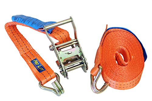 Pro-Lift-Werkzeuge Spanngurt 2000 kg 2-teilig 6 m mit Haken Zurrgurt Ratschengurt 2t orange Transportgurt Ladungssicherung Pro-Lift-Werkzeuge Spanngurt 2000 kg 2-teilig 6 m mit Haken Zurrgurt Ratschengurt 2t orange Transportgurt Ladungssicherung von Pro-Lift-Werkzeuge
