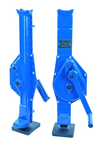 Pro-Lift-Werkzeuge Stahlwinde 1,5t Stockwinde mit Ratschen-Kurbel Fußhöhe 60mm Handwinde Winde 1500kg von Pro-Lift-Werkzeuge