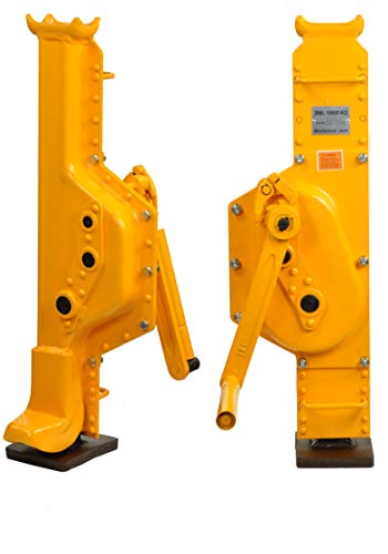 Pro-Lift-Werkzeuge Stahlwinde 10t Stockwinde mit Ratschen-Kurbel Fußhöhe 85mm Low Steel Jack Handwinde Winde 10000kg von Pro-Lift-Werkzeuge