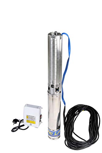Pro-Lift-Werkzeuge Tiefbrunnenpumpe mit robustem Edelstahl-Pumpengehäuse 1500W max. 10000Liter/h max. 6,4bar 230V Wasserpumpe Brunnenpumpe Förderpumpe Tauchpumpe Gartenpumpe Pro-Lift-Werkzeuge Tiefbrunnenpumpe mit robustem Edelstahl-Pumpengehäuse 1500W max. 10000Liter/h max. 6,4bar 230V Wasserpumpe Brunnenpumpe Förderpumpe Tauchpumpe Gartenpumpe von Pro-Lift-Werkzeuge