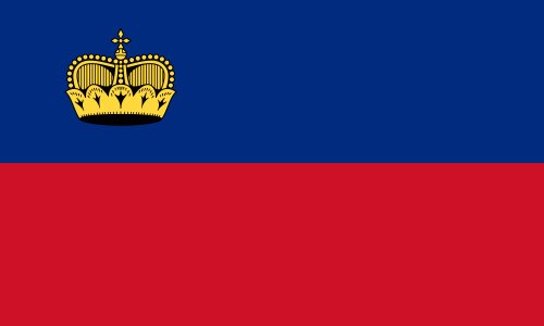 Flagge Liechtenstein - 90 x 150 cm [Misc.] von Prom