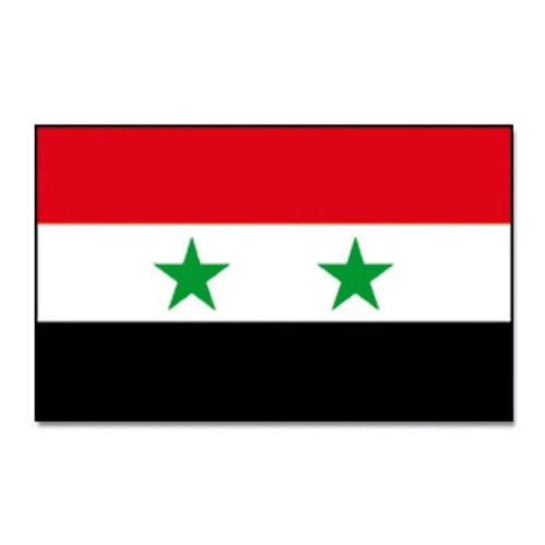 Prom Syrien Flagge 90 * 150 cm, Schwarz, Patriotisch, Jede Gelegenheit von Prom