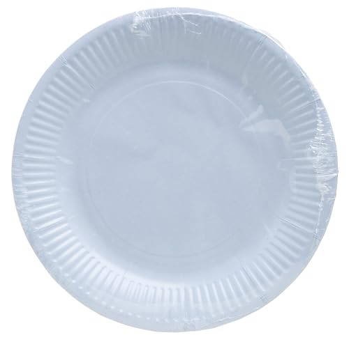 PRO NAPPE - Ref. 79221i – 20 Teller – Durchmesser 23 cm – Karton – Himmelblau von Pro Nappe