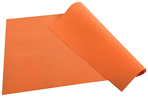 Pronappe Tischdecke S340147I 100er Pack Tischset aus Spunbond-Vlies Reißfester, wasserabweisender und abwischbarer Stoff 30 x 40 Farbe Mandarine hergestellt in Frankreich von Pro Nappe