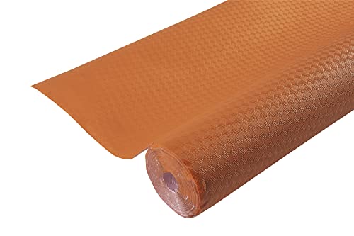 Pronappe Tischdecke 800685I 16er Pack Einweg-Tischdecken aus geprägtem Papier, einzigartige, ästhetische und tiefe Prägung Länge 6m Breite 1,20m (pro Rolle) Farbe Mandarine hergestellt in Frankreich von Pro Nappe