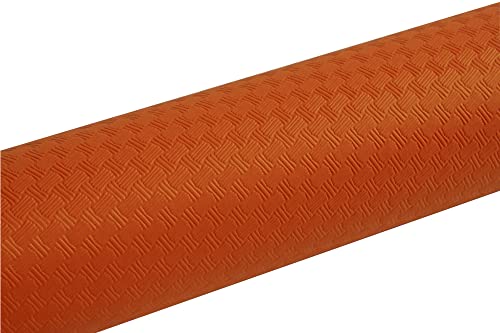 Pronappe Tischdecke 800612I 16er Pack Einweg-Tischdecken aus geprägtem Papier, einzigartige, ästhetische und tiefe Prägung Länge 6m Breite 1,20m (pro Rolle) Farbe Orange hergestellt in Frankreich von Pro Nappe