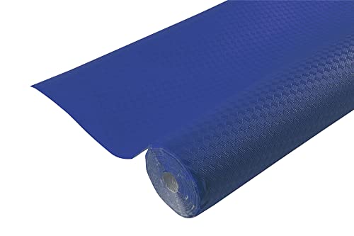 Pronappe Tischdecke 800619I 16er Pack Einweg-Tischdecken aus geprägtem Papier, einzigartige, ästhetische tiefe Prägung Länge 6m Breite 1,20m (pro Rolle) Farbe marineblau hergestellt in Frankreich von Pro Nappe