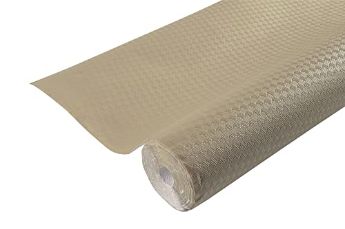 Pronappe Tischdecke 800668I 16er Pack Einweg-Tischdecken aus geprägtem Papier, einzigartige, ästhetische und tiefe Prägung Länge 6m Breite 1,20m (pro Rolle) Farbe Beige hergestellt in Frankreich von Pro Nappe