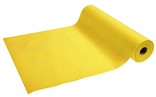 Pro Nappe Tischläufer, Plastic, Gelb, 24x0,4m von Pro Nappe