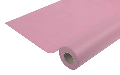 Pronappe Tischdecke R782051I Einweg-Tischdecke aus Spunbond-Vlies Länge 20m Breite 1,20m (pro Rolle) Farbe Puderrosa Reißfestes, wasserabweisendes und abwischbares Material von Pro Nappe