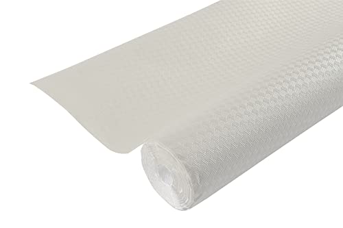 Pronappe Tischdecke 805001I Einweg-Tischdecke aus geprägtem Papier, einzigartige, ästhetische und tiefe Prägung Länge 50m Breite 1,20m (pro Rolle) Farbe weiß hergestellt in Frankreich von Pro Nappe