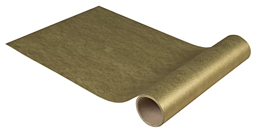 Pronappe Tischdecke R730257I Einweg-Tischläufer aus Spunbond-Vlies 2,50m Breite 0,3m (pro Rolle) Farbe Gold Reißfestes, wasserabweisendes und abwischbares Material von Pro Nappe