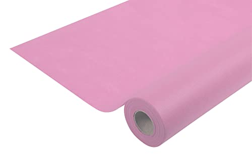 Pronappe Tischdecke R781020I Einweg-Tischdecke aus Spunbond-Vlies Länge 10m Breite 1,20m (pro Rolle) Farbe Bonbonrosa Reißfestes, wasserabweisendes und abwischbares Material von Pro Nappe