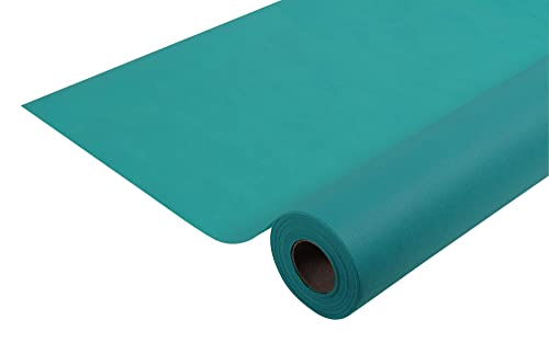 Pronappe Tischdecke R782055I Einweg-Tischdecke aus Spunbond-Vlies Länge 20m Breite 1,20m (pro Rolle) Farbe Entenblau Reißfestes, wasserabweisendes und abwischbares Material von Pro Nappe