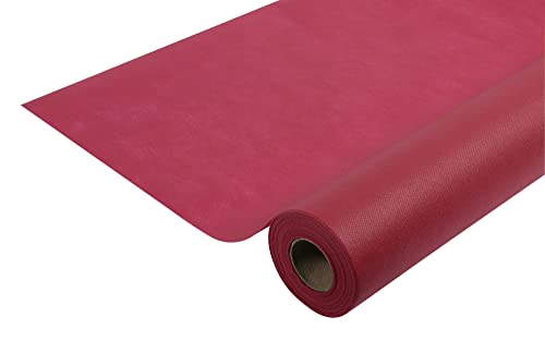 Pronappe Tischdecke R782508I Einweg-Tischdecke aus Spunbond-Vlies Länge 25m Breite 1,20m (pro Rolle) Farbe Bordeaux Reißfestes, wasserabweisendes und abwischbares Material von Pro Nappe