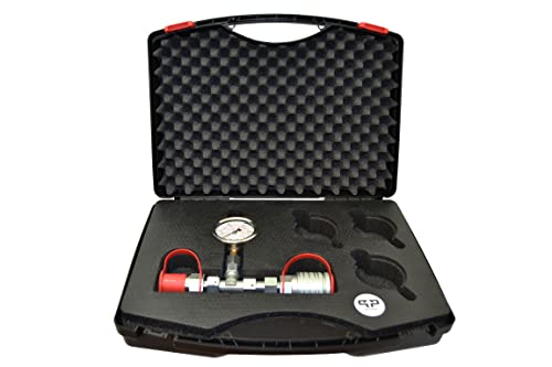 Hydraulik Druckprüfer 250bar T-Stück T-Prüfer im Koffer von Pro-Parts