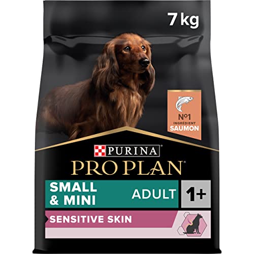 PRO PLAN Sensitive Skin avec optiderma Croquettes - Riche en saumon - Pour petits chiens - 7 kg von Pro Plan