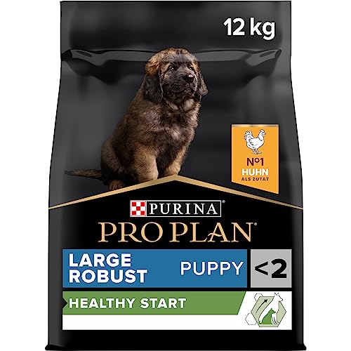 Pro Plan PURINA PRO PLAN Large Robust Puppy Healthy Start, Welpenfutter trocken, reich an Huhn, 1er Pack (1 x 12 kg) von PURINA PRO PLAN