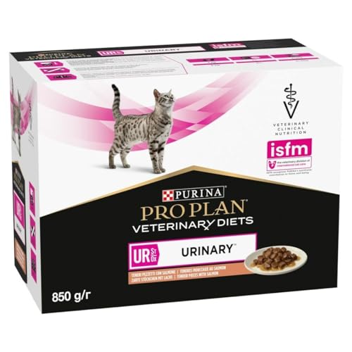Pro Plan Purina Katzenfutter Veterinary Diets UR St/Ox Urinary Fisch, 10 x 85 g von Pro Plan