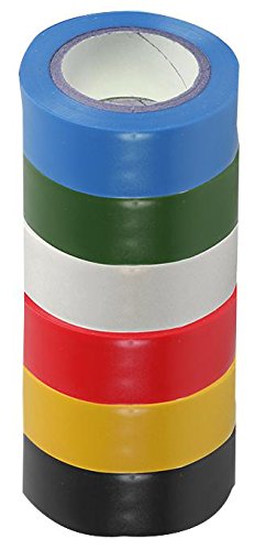 Isolierband, 19 mm x 8 m, 6 Stück von Pro Power