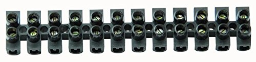 Pro Power 15ABLK Klemmleiste, 16 A, Schwarz von Pro Power