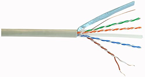 Pro Power CAT6SHIELDED100 m geschirmtes Cat6-Kabel, Grau, 100 m von Pro Power