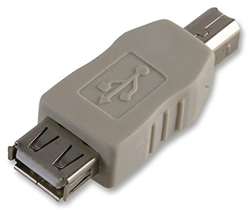 Pro Power PEC0051 USB 2.0 A Buchse auf USB 2.0 B Stecker Adapter, lichtgrau Pro Power PEC0051 USB 2.0 A Buchse auf USB 2.0 B Stecker Adapter, lichtgrau von Pro Power