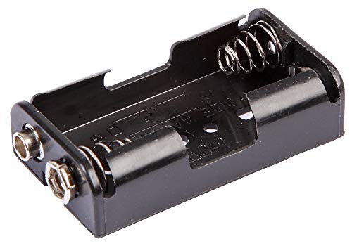 Pro Power PP002042 2x AA Batteriehalter Spiralfederkontakt, Flat Snap Fit von Pro Power