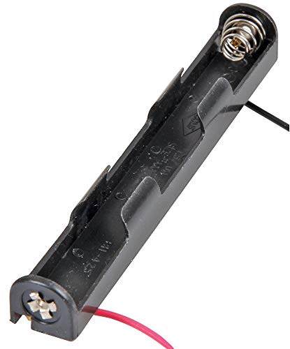 Pro Power PP002076 2x AAA Batteriehalter Spiralfederkontakt, lange Kabel 150 mm von Pro Power