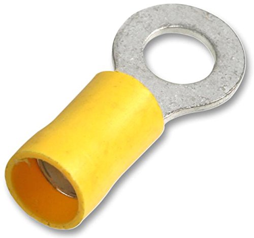 Pro Power ST5-4.0 10 PK Ringquetscher, gelb, M4, 48A, 10 Stück von Pro Power