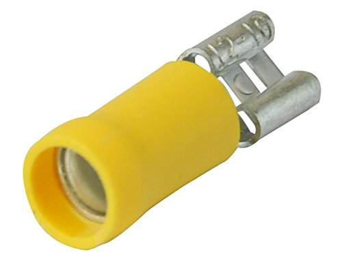 Pro Power STFDD5-250 Crimpklemme weiblich, gelb, 20A, 6,3 mm x 0,8, 100 Stück von Pro Power