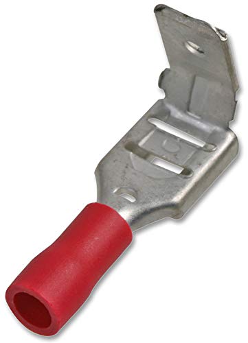 Pro Power STPBDD1-250 Crimpklemme, rot, 12A, 6,3 mm, 100 Stück von Pro Power
