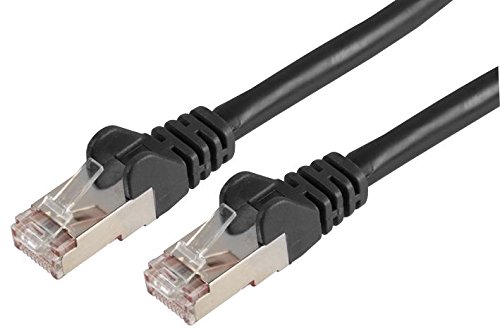 Pro Signal Cat6a LSOH RJ45 Ethernet Patchkabel 1m schwarz von PROSIGNAL