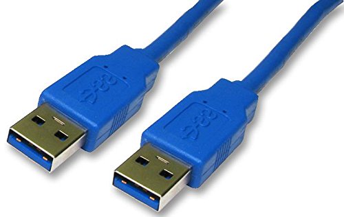 Pro Signal CAC250019 USB 3.0 A-Stecker auf A-Stecker, 1,8 m, Blau von PROSIGNAL
