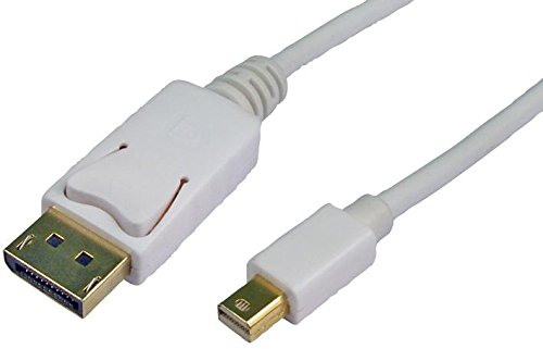 Pro Signal CDLMDP-103 Mini DisplayPort auf DisplayPort Kabel, 3 m, Weiß von PROSIGNAL