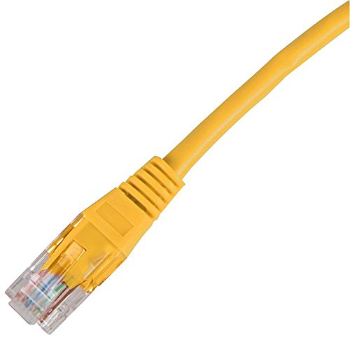 Pro Signal PS11051 Cat5e Ethernet-Patchkabel, 0,5 m, Gelb von PROSIGNAL