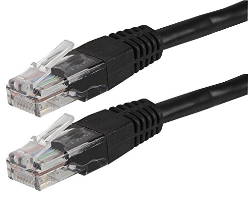 Pro Signal PS11074 Cat5e Ethernet-Patchkabel, 1 m, Schwarz von PROSIGNAL