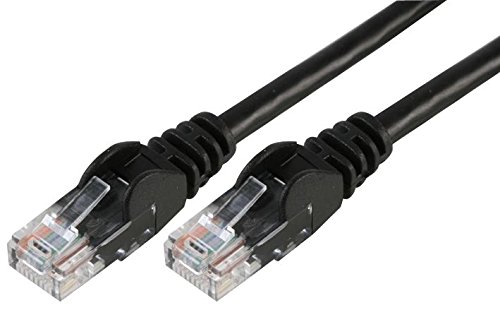 Pro Signal PSG90584 Ethernet-Patchkabel, Cat5e, ohne Haken, 10 m, Schwarz von PROSIGNAL