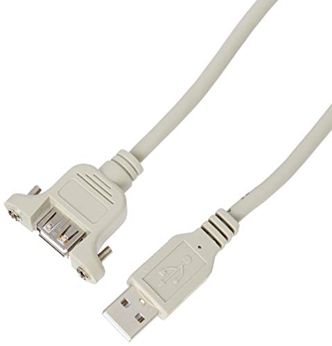 Pro Signal PSG90839 USB 2.0 A Stecker auf Panel Mount Buchse, 0,3 m von PROSIGNAL