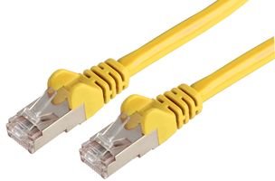 Pro Signal PSG90862 Ethernet-Patchkabel, Cat6a, LSOH, SSTP, RJ45, 0,2 m, Gelb von PROSIGNAL
