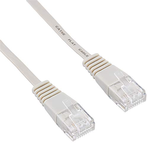 Pro Signal PSG91014 Ethernet-Patchkabel, flach, Cat5e, UTP, 2 m, Grau von Pro Signal
