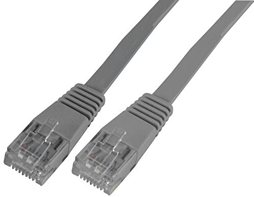 Pro Signal PSG91015 Ethernet-Patchkabel, flach, Cat5e, UTP, 3 m, Grau von Pro Signal