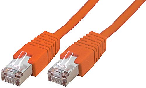 Pro Signal RJ45 auf RJ45 Cat5e S/FTP Ethernet-Patchkabel, 0,5 m, Orange von PROSIGNAL