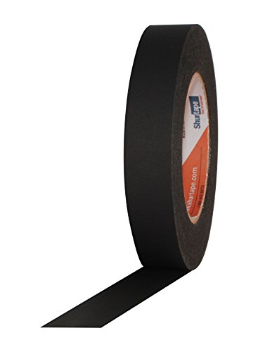 ProTapes 306P743160MSW Shurtape P743 Foto-Klebeband, 2,5 cm x 60 m, Schwarz von Pro Tapes