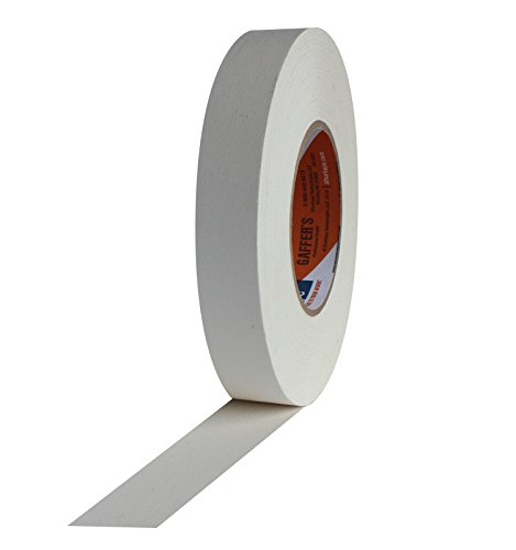 Shurtape Professionelles Gaffers Tape (P-672): 1 in. x 50 yds. (Weiß) von Pro Tapes